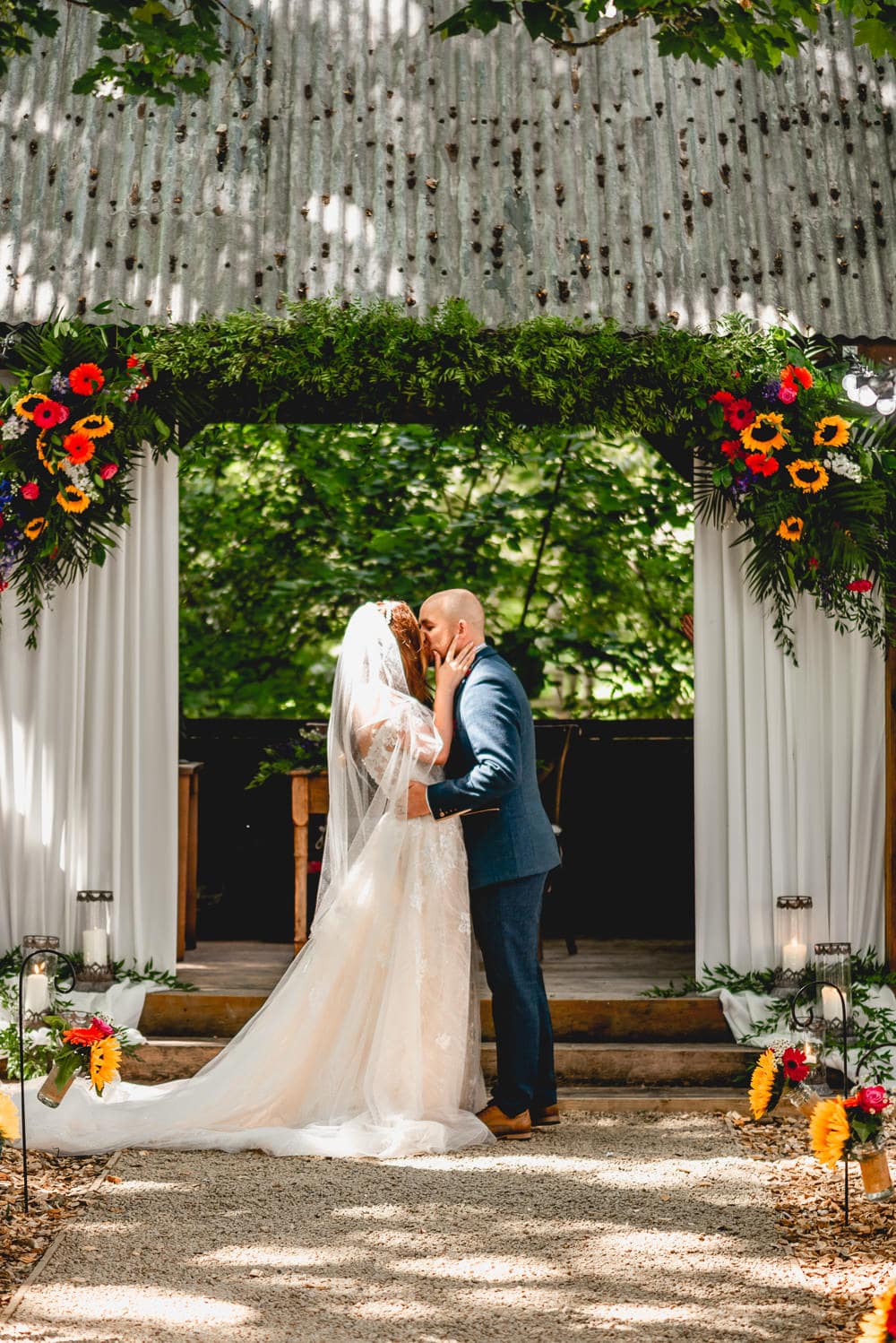 Wedding kiss