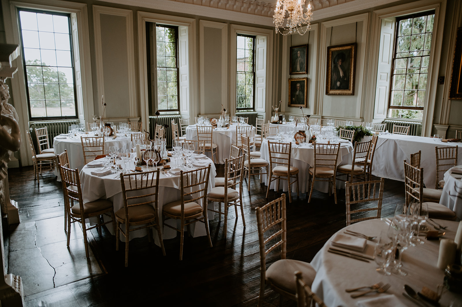 Wedding breakfast tables